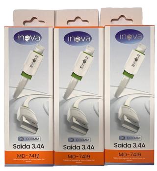 CABO ( 3.4A ) PARA IPHONE ( I6 ), ( 1M ). ( INOVA )