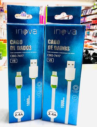 CABO ( 2.4A ) PARA ANDROID ( V8 ), ( 1M ). ( INOVA )