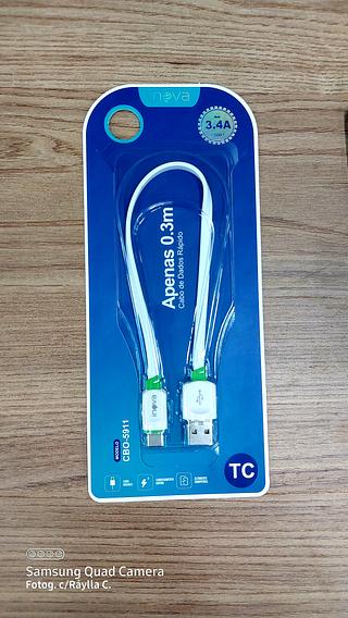 3-CABO PARA ANDROID ( TC ) { 0.3CM} -3.4A}