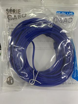 CABO DE REDE ( RJ45 ) PARA INTERNET ( CAT 5 ) ( 20M ).