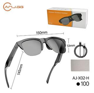 ÓCULOS DE SOL INTELIGENTE COM FONE BLUETOOTH ( GLASSES WIRELESS HEADSET ) ). ( ANJ.GG )