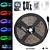 FITA DE LED COMPLETA COLORIDA RGB, ( 5M ), COM FONTE.