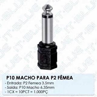 P10 MACHO PARA P2 FÊMEA. ( IT-BLUE )