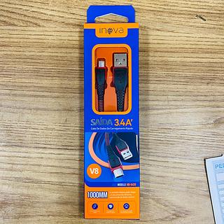 CABO ( 3.4A ) PARA ANDROID ( V8 ), ( 1M ). ( INOVA )
