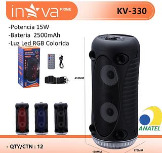 CAIXA DE SOM GRANDE ( 12W ) LED RGB.