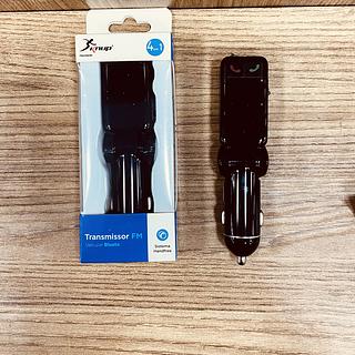 FONTE PARA CARRO TRANSMISOR BLUETOOTH 4 EM 1. ( KNUP )