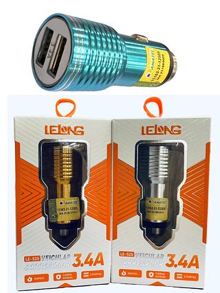 FONTE VEICULAR 2USB (3.4A) (Lelong)