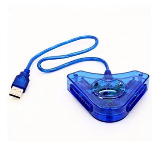 ADAPTADOR USB DUPLO PARA CONTROLES DE ( PS1, PS2, PS3 ).