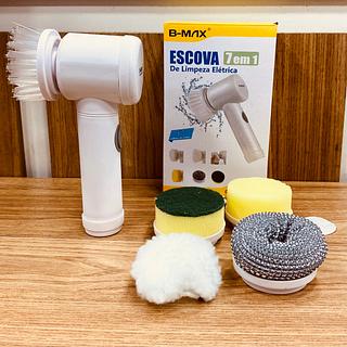 ESCOVA DE LIMPEZA ELÉTRICA, ( 9 EM 1 ). ( B-MAX )