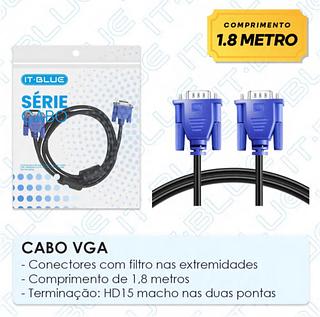 CABO ( VGA ), ( 1.8M ). ( IT-BLUE )