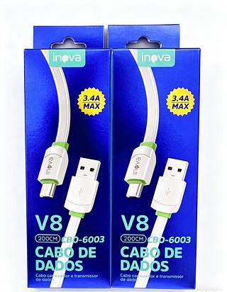 CABO ( 3.4A ) PARA ANDROID ( V8 ), ( 2M ). ( INOVA )