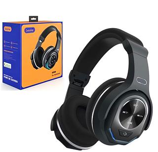 FONE DE OUVIDO HEADPHONE SEM FIO, BLUETOOTH, RÁDIO FM, E SD. ( BASIKE )