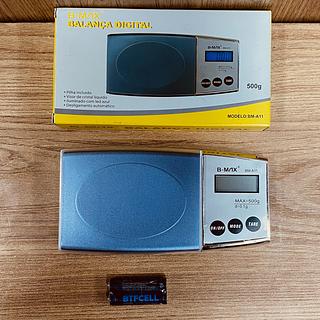 BALANÇA DIGITAL DE PRECISÃO DE BOLSO, 500G. ( B-MAX )
