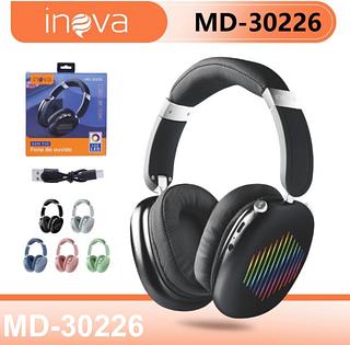 FONE DE OUVIDO HEADPHONE SEM FIO, BLUETOOTH, RÁDIO FM, E SD. ( INOVA )