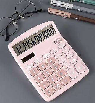 CALCULADORA COLORIDA, 12 DÍGITOS. ( KARUIDA )