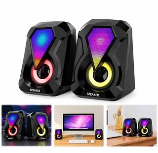 Caixa De Som Gamer Multimidia 60w Rgb Potente Para Pc (ALTO-MEX)