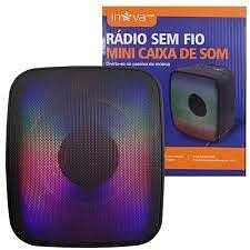 CAIXA DE SOM MÉDIA ( 15W ), ( RGB ). ( INOVA )
