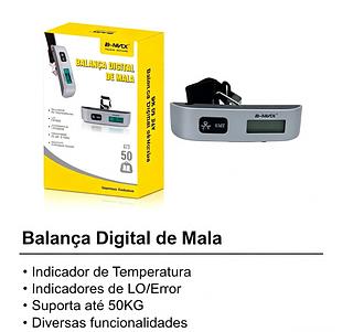Balança Digital Portátil De Mão Mala Bagagem Até 50kg (B-MEX)