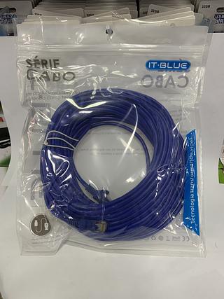 CABO DE REDE ( RJ45 ), PARA INTERNET ( CAT 5 ), ( 15M ).