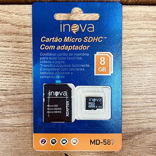 CARTÃO DE MEMÓRIA ( 8GB ). ( INOVA )