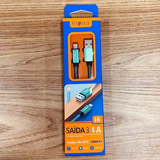 CABO PARA IPHONE ( I6 ) 3.4A, ( 1M ). ( INOVA )