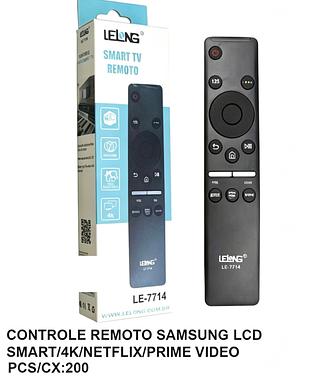 CONTROLE REMOTO SAMSUNG LCD SMART/4K/NETFLIX/PRIME VIDEO