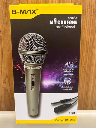 MICROFONE COM FIO. ( B-MAX )