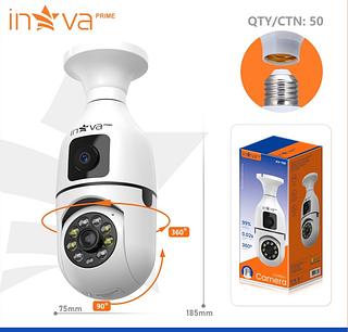 CÂMERA DUPLA INTELIGENTE, PARA BOCAL DE LÂMPADA, ( WI-FI ). ( INOVA )