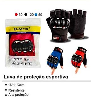 LUVA DE PROTEÇÃO ESPORTIVA. ( B-MAX )
