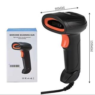 Leitor De Codigo De Barras Com Fio USB 2.0 a Laser De 1.6m