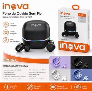Fone de ouvido sem fio V6.0 Toque Inteligente