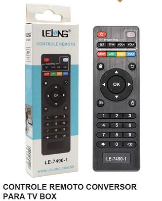 CONTROLE REMOTO PARA ( TV BOX ). ( LELONG )