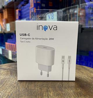 CARREGADOR COMPLETO TURBO ( 20W ) PARA ANDROID ( TPC ). ( INOVA )