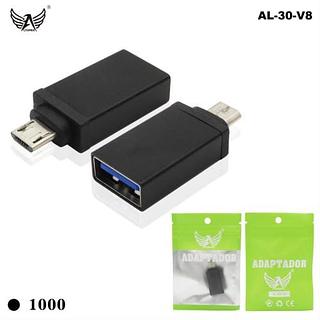 ADAPATADOR ( OTG ) PARA ANDROID ( V8 ). ( ALTOMEX )