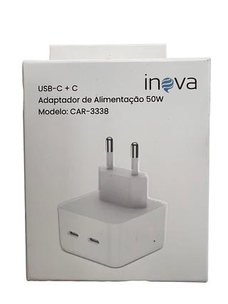 FONTE ( USB-C| USB-C ) TURBO ( 50W ) DE CARREGADOR. ( INOVA )