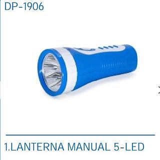 LANTERNA RECARREGÁVEL ( 5 LED ) . ( DP )