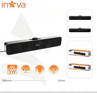 Soundbar para PC Gamer Caixa De Som Potente Som Estéreo Bluetooth Pc Notebook 5Wx2 (INOVA)