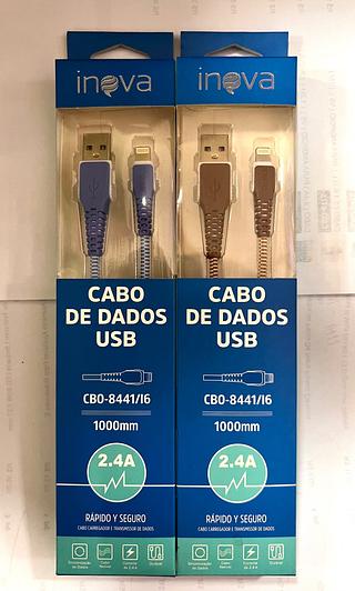 CABO PARA IPHONE ( I6 ) 3.4A, ( 1M ). ( INOVA )