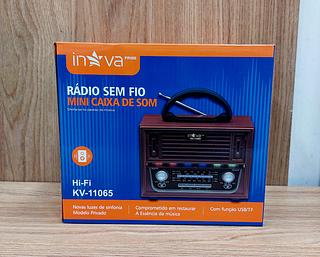 RADIO RETRO RECARREGAVEL ( AM/FM/SD/USB/BLUETOOTH )