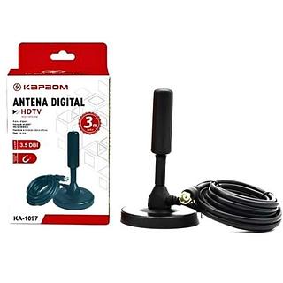 ANTENA DIGITAL PARA TV, CABO DE 3M