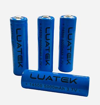 PILHA +14500, ( 5000mAh ) 3.7V. ( LUATEK )