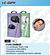 FONE DE OUVIDO COM FIO E BORRACHINHA ( P2 ). ( IT-BLUE )