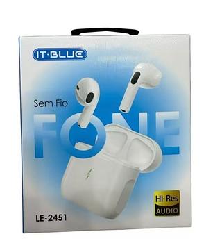 FONE DE OUVIDO SEM FIO, BLUETOOTH. ( IT-BLUE )