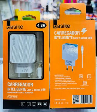 CARREGADOR PARA ANDROID ( V8 ) 4.8A-BASIKE