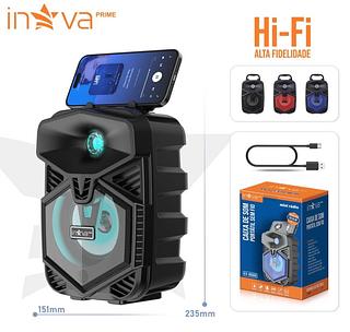 CAIXA DE SOM ( 6W ) RECARREGÁVEL, TAMANHO MÉDIO. ( INOVA )