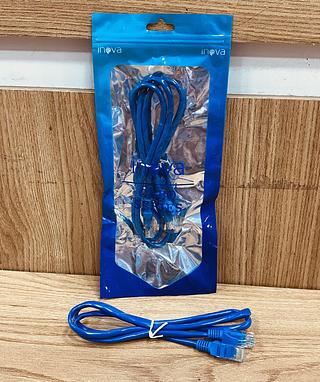 CABO DE REDE ( RJ45 ), PARA INTERNET ( CAT 5 ) ( 1M )