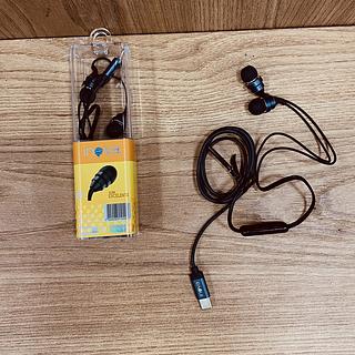 FONE DE OUVIDO COM FIO E BORRACHINHA PARA ANDROID ( TC ). ( INOVA )