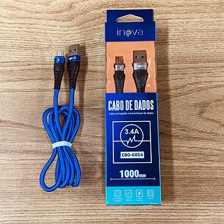 CABO ( 3.4A ) PARA ANDROID ( V8 ), ( 1M ). ( INOVA )