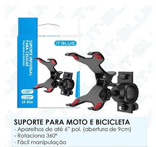 Suporte Para Moto E Bicicleta (IT-BLUE)
