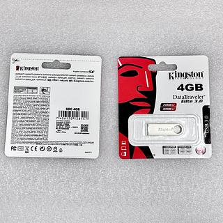 PEN DRIVE DE METAL ( 4GB ), [ USB 3.0 ], ORIGINAL. ( KINGSTON )